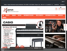 Tablet Screenshot of muzikia.ro